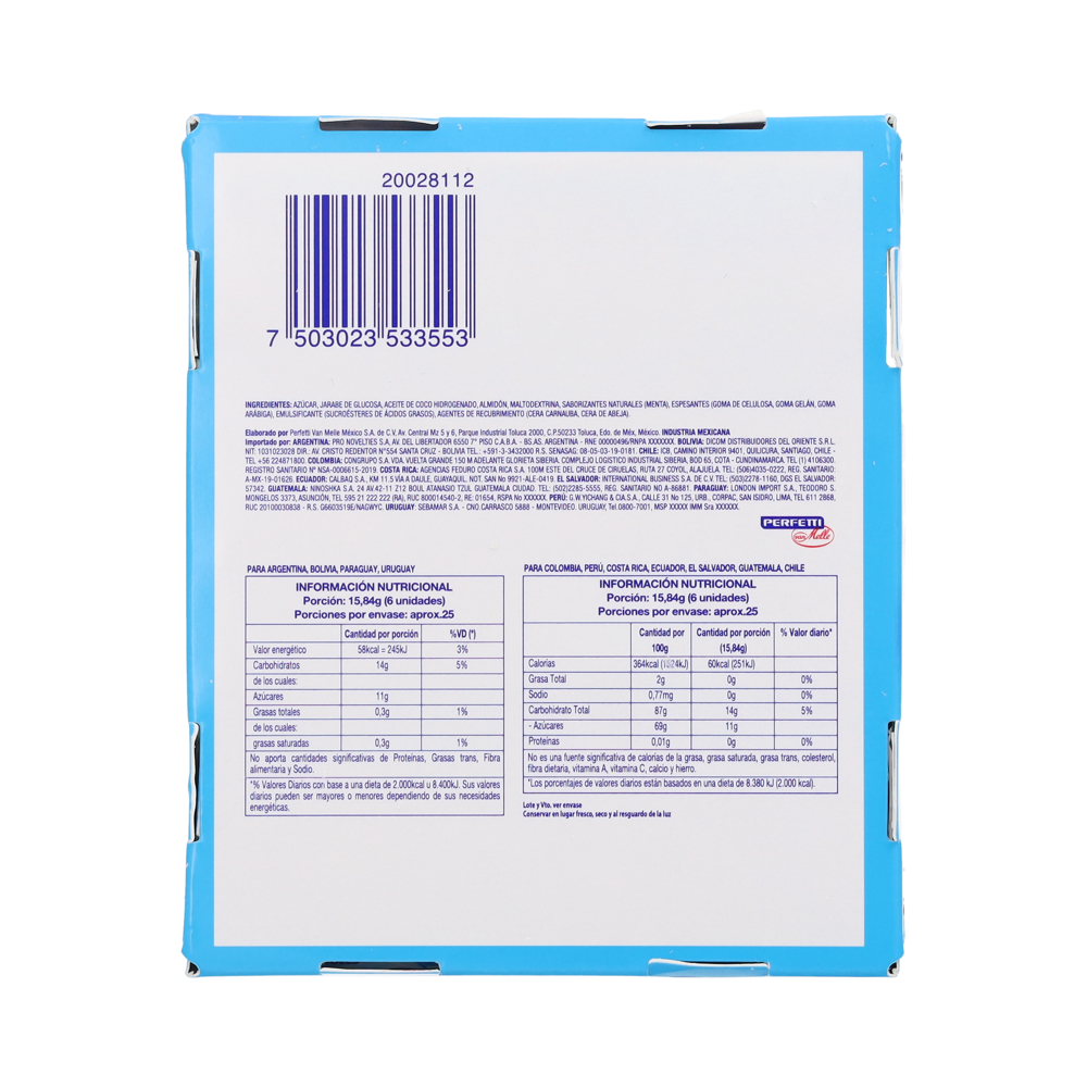 Caramelo masticable sabor menta Mentos (406.56 g / 14.34 oz) - Miniatura 2