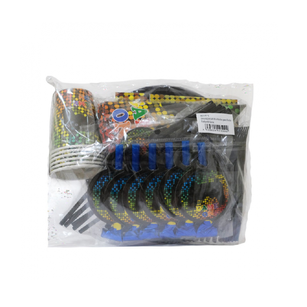 Set de 66 artículos para fiesta con temática Nintendo - Miniatura 4