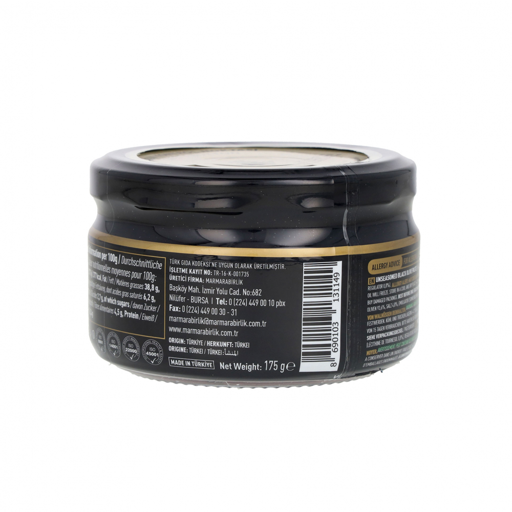 Pasta de aceitunas negras Marmarabirlik (175 g / 6.17 oz) - Miniatura 3
