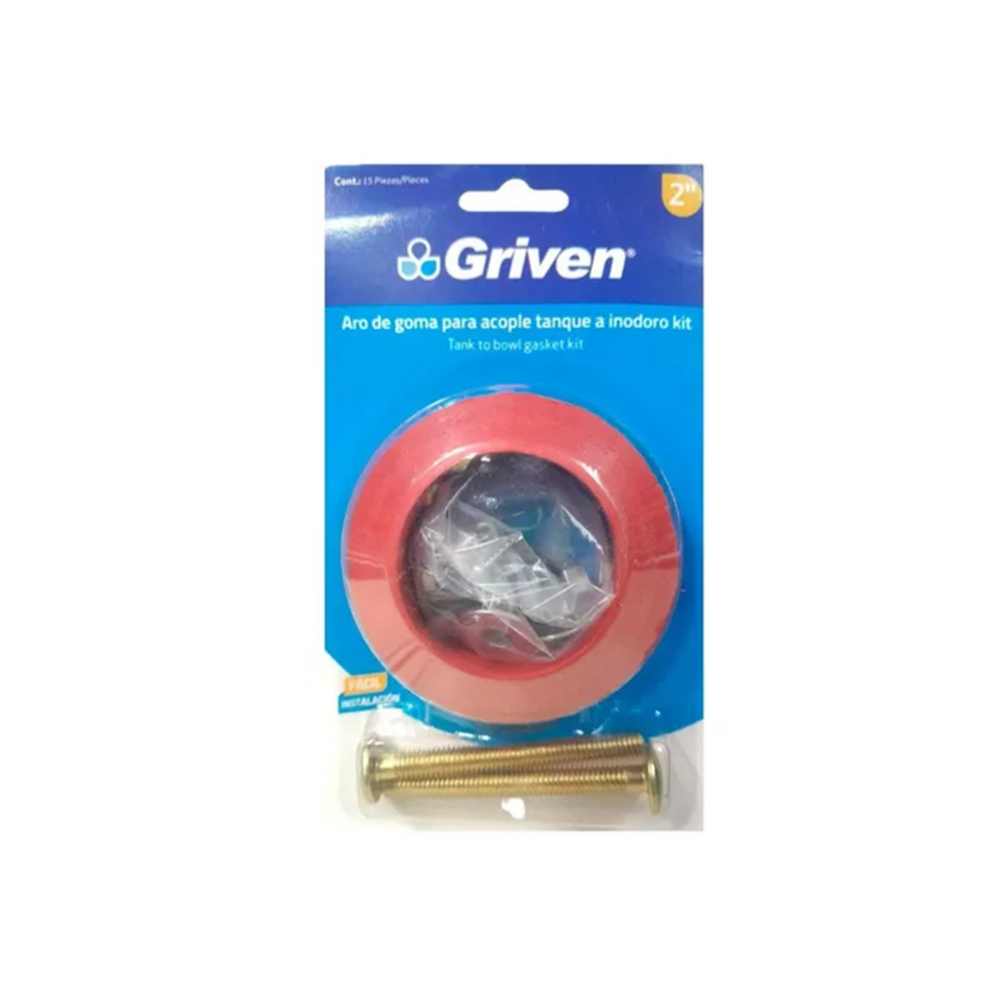 Kit completo para acople de inodoro con descarga de 2" Griven - Miniatura 4