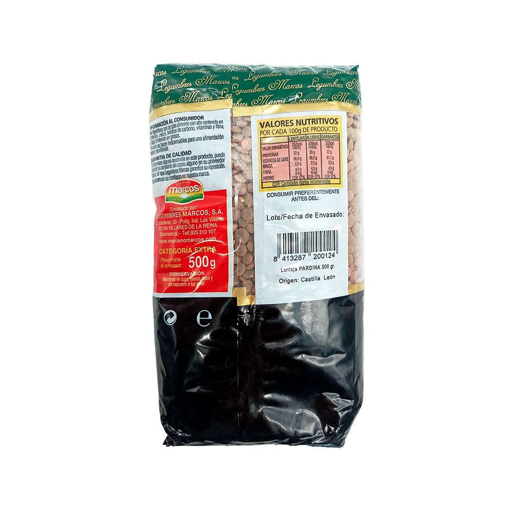 Lentejas Marcos (500 g / 1.10 lb) - Miniatura 4