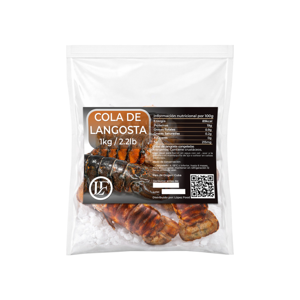 Cola de langosta LF (1 kg / 2.2 lb) - Imagen 1