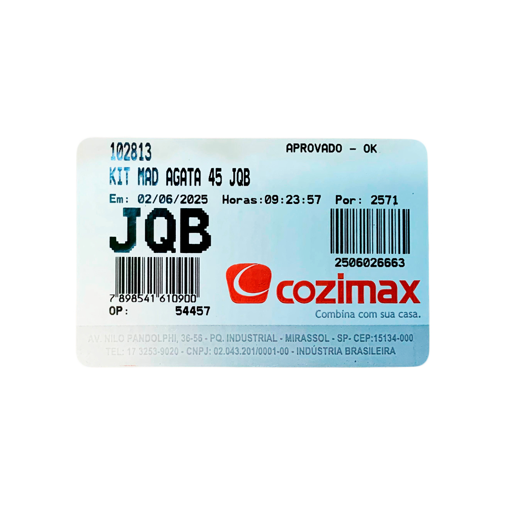 Mueble de baño imitación madera jequitiba Cozimax Ágata - Miniatura 4