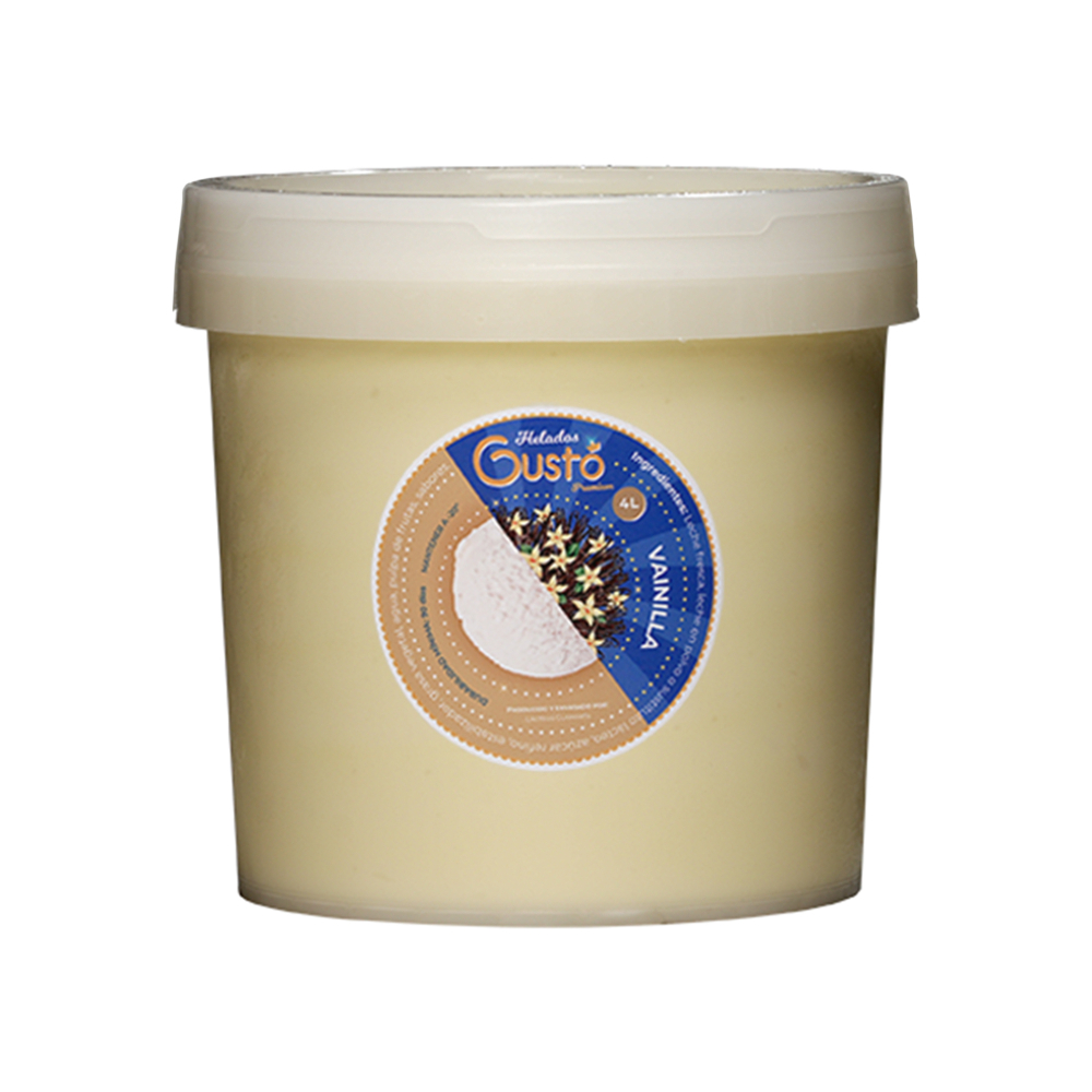 Helado Premium de vainilla Gustó (4 L) - Miniatura 4