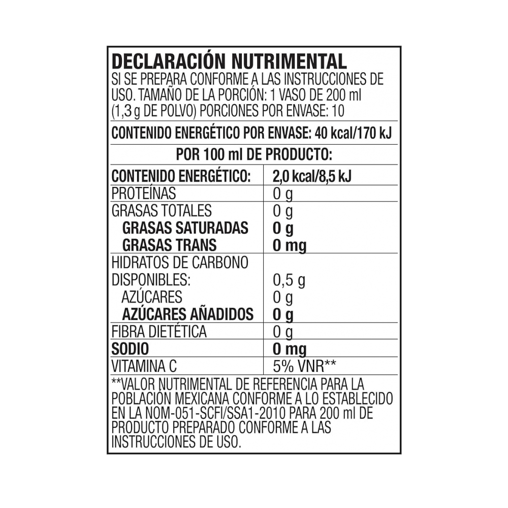 Refresco instantáneo sabor fresa Zuko (104 g / 3.67 oz) - Miniatura 3