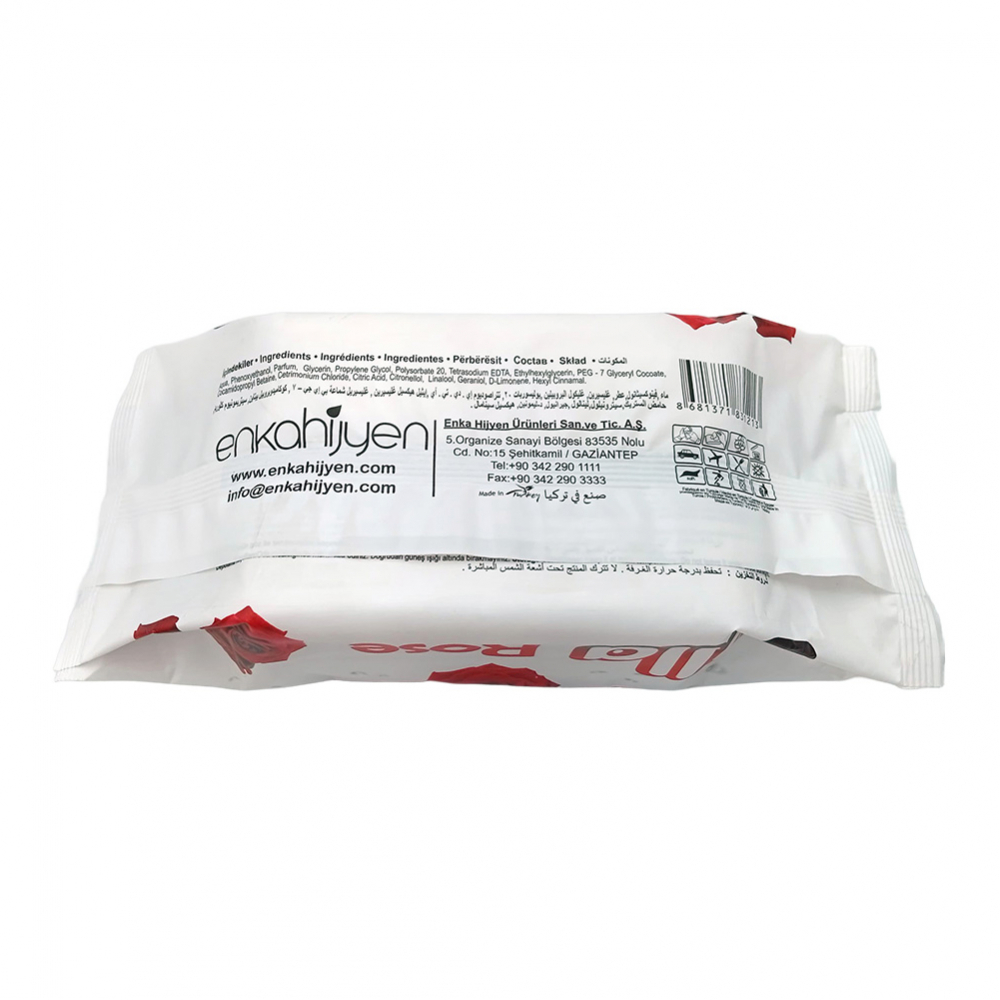 Toallitas húmedas con fragancia de rosas Lulla (120 U) - Miniatura 2