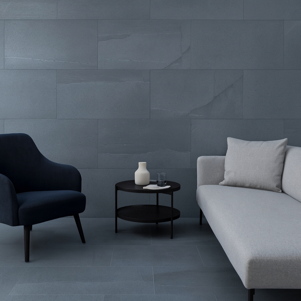 Caja de losas de cerámica mate empire-black-dark 300 mm x 600 mm Zeric (5 U) - Miniatura 4