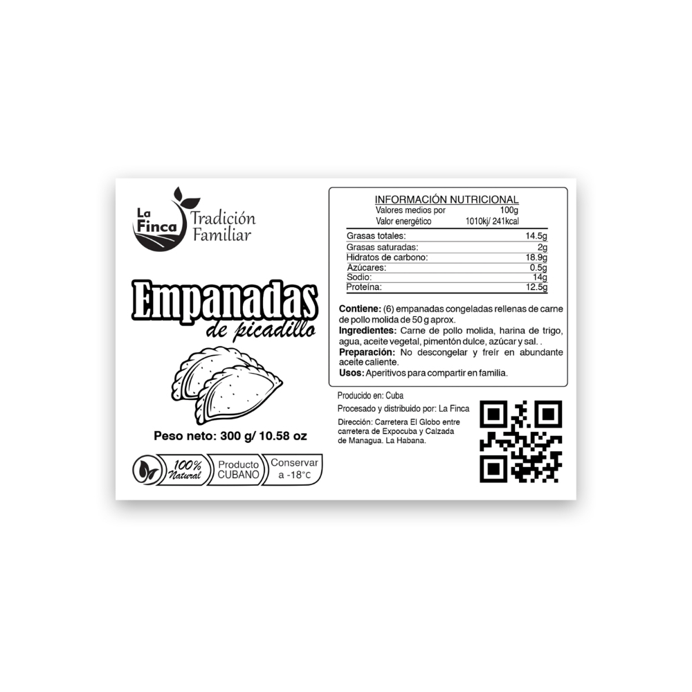 Empanadas de picadillo La Finca (300 g / 10.58 oz) - Miniatura 3
