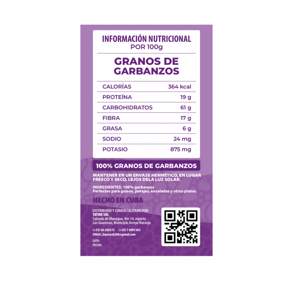 Garbanzos Campo Vivo (5 x 1 kg / 2.2 lb) - Miniatura 2