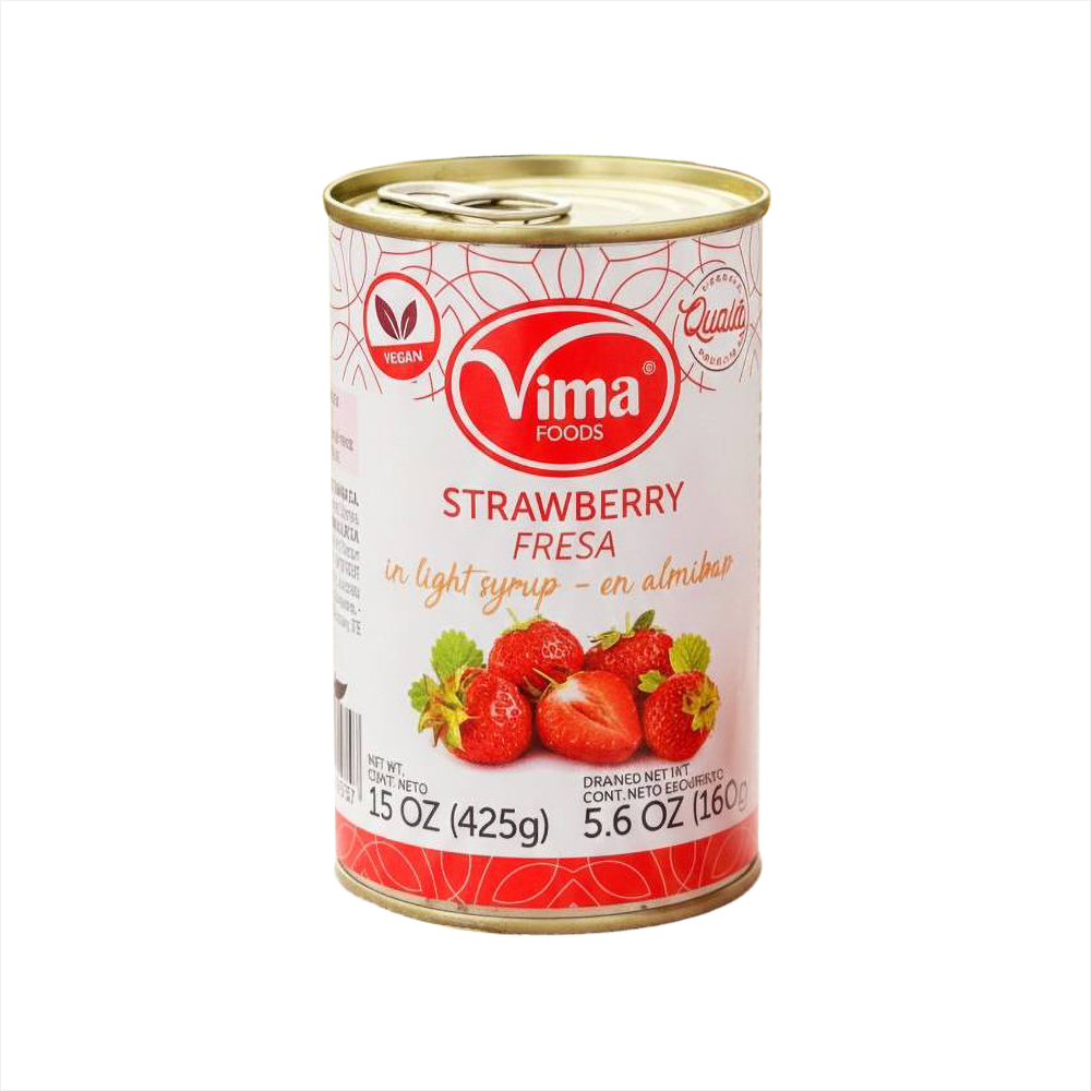 Fresas en almíbar Vima Foods (425 g / 14.99 oz) - Imagen 1
