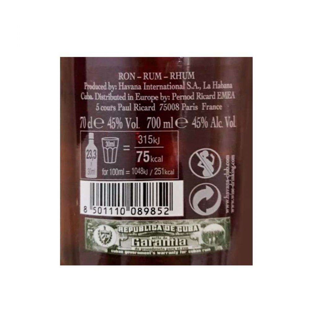 Ron Selección de Maestros 45 % vol Havana Club (700 ml) - Miniatura 4