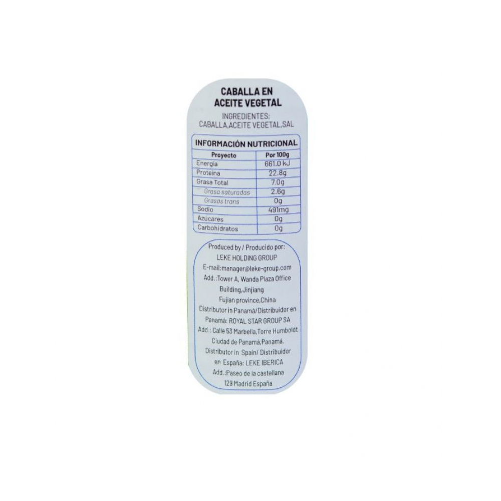 Caballa en aceite vegetal Sabrosísimo (3 x 425 g / 14.99 oz) - Miniatura 3