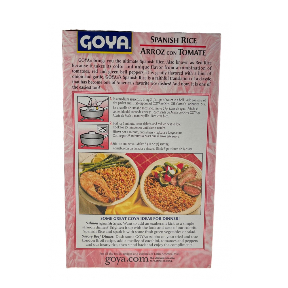 Arroz con tomate español Goya (198 g / 7 oz) - Miniatura 2