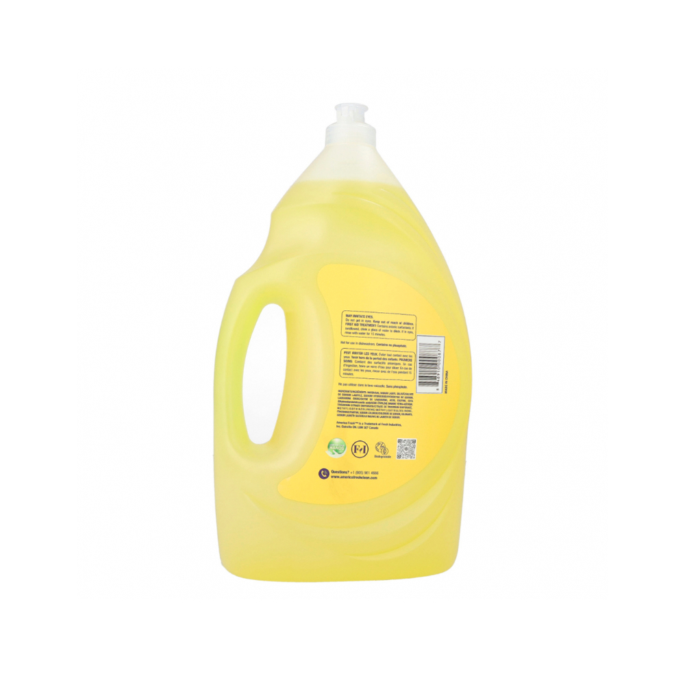 Detergente lavavajillas ultra amarillo aroma a limón America Fresh (1.76 L / 59.5 fl oz) - Miniatura 2