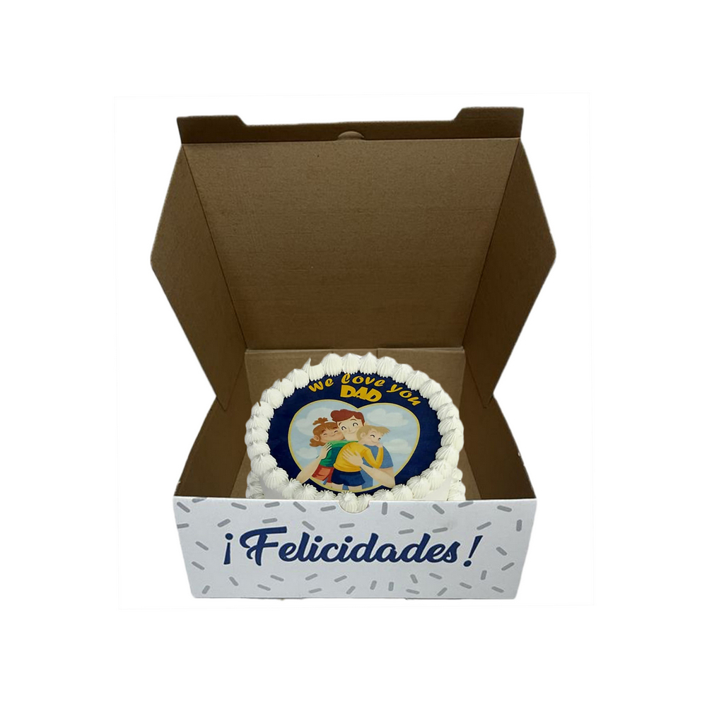 Cake papá y familia Dulcecito (para 10 personas) - Miniatura 4