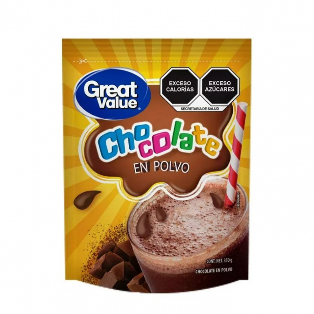Chocolate en polvo Great Value (350 g / 12.34 oz) - Miniatura 4