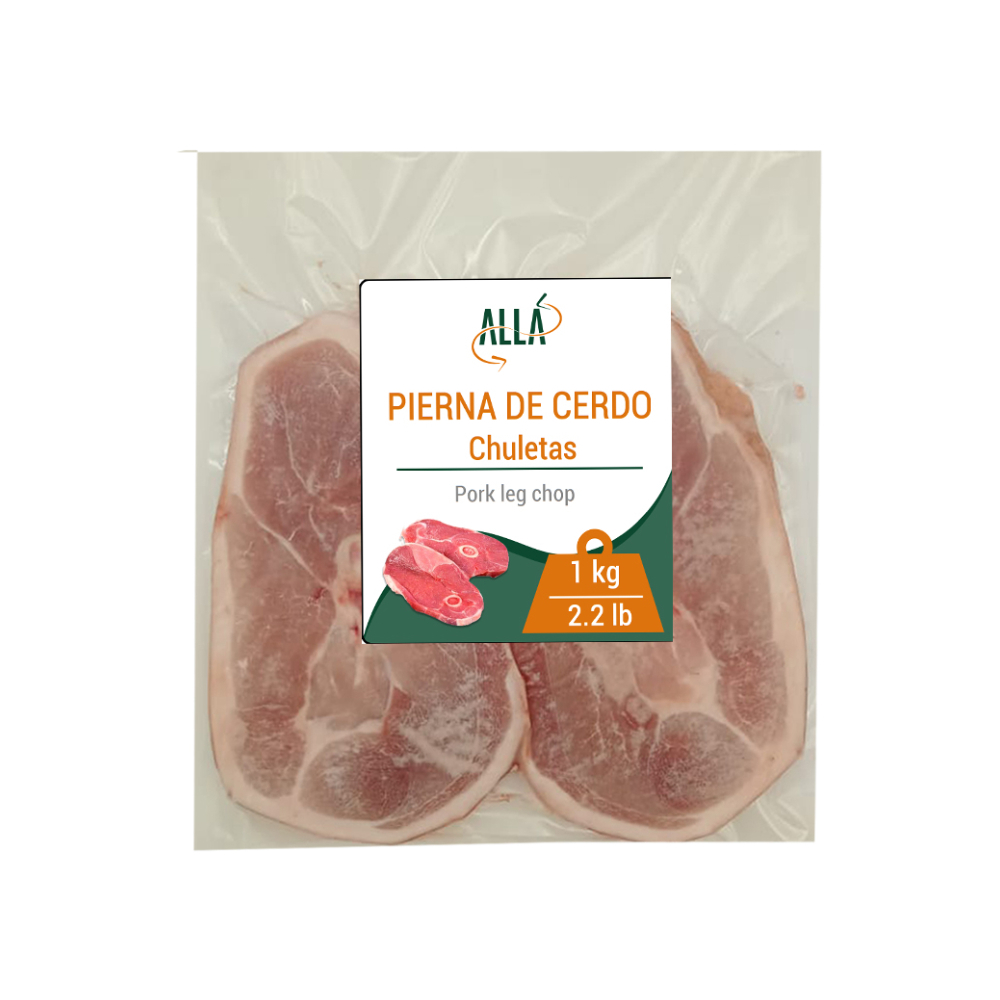 Chuleta de pierna de cerdo ALLÁ (1 kg / 2.2 lb) - Miniatura 2