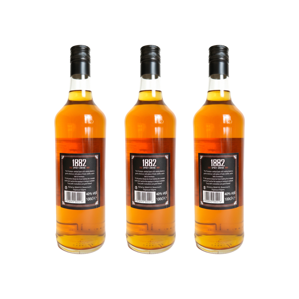 Whisky 40 % vol selección premium 1882 (3 X 1 L) - Miniatura 4