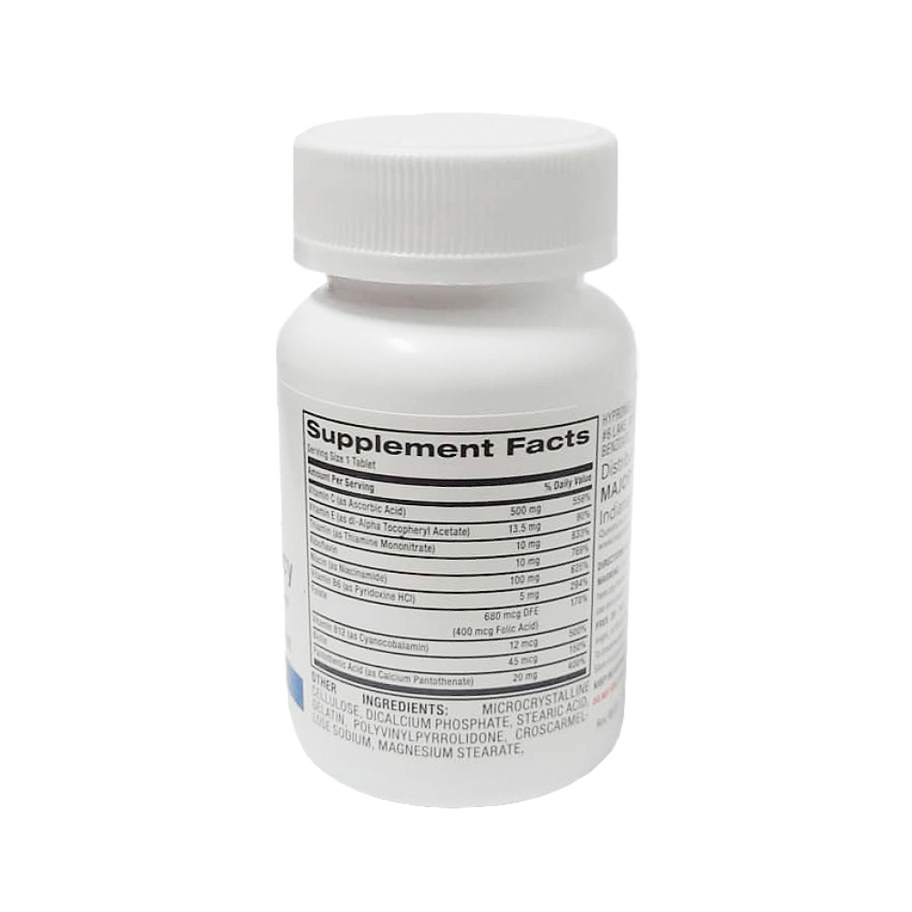 Multivitaminas – fórmula para el estrés alta potencia Major (60 tabletas) - Miniatura 2