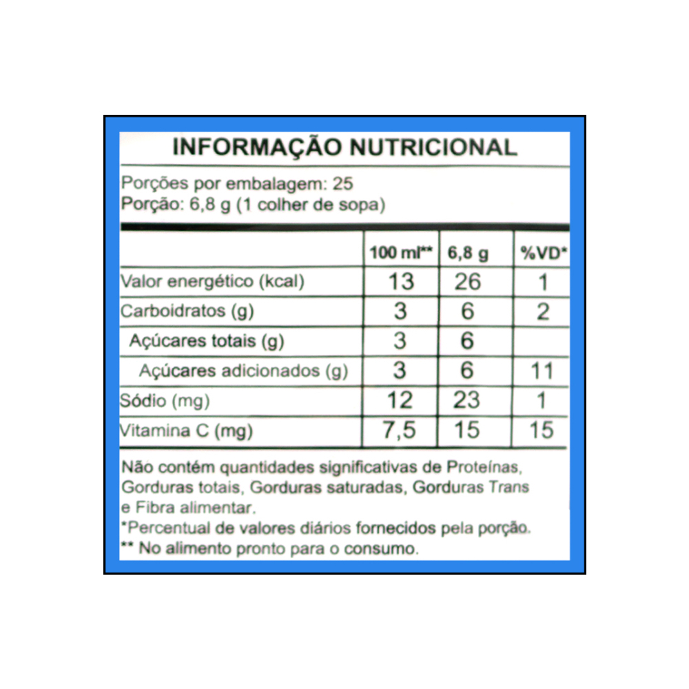 Refresco instantáneo sabor mandarina Apti (170 g / 6 oz) - Miniatura 2