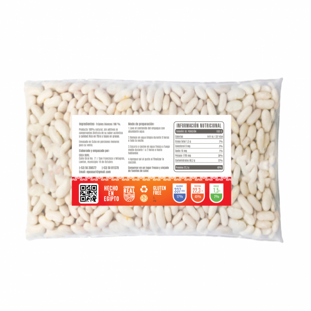Frijoles blancos Cosecha Real (4 x 1 kg / 2.2 lb) - Miniatura 2
