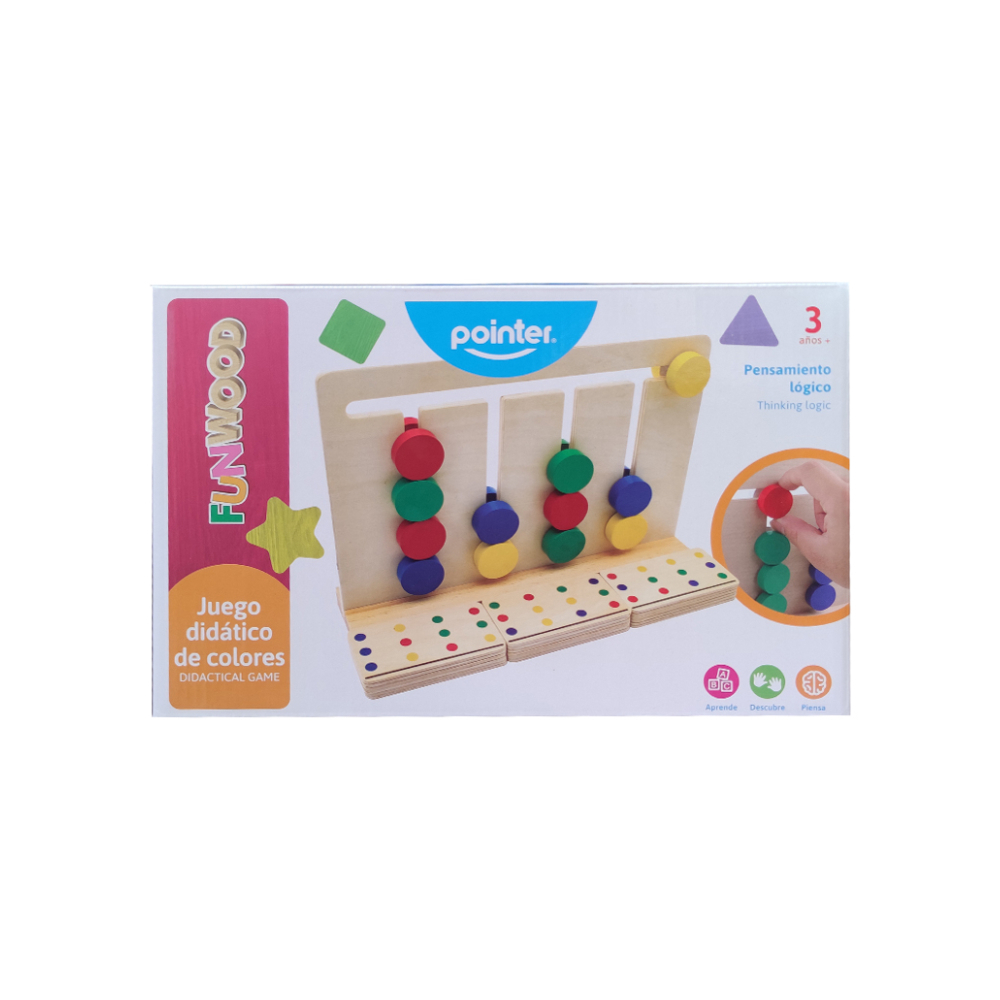Juguete didáctico de pensamiento lógico Pointer - Miniatura 2