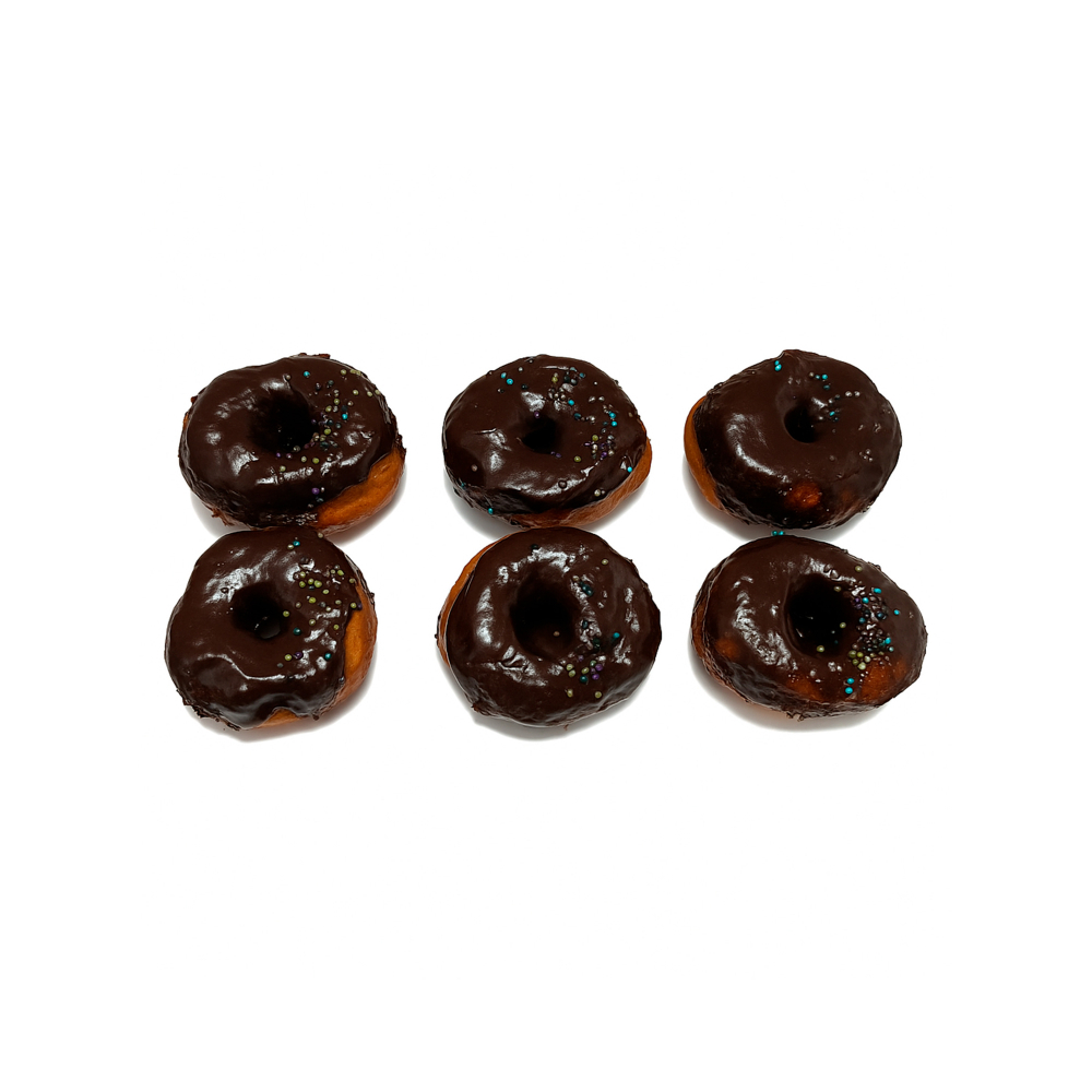 Mini donas de chocolate Sweet Love (6 x 65 g / 2.29 oz) - Miniatura 3