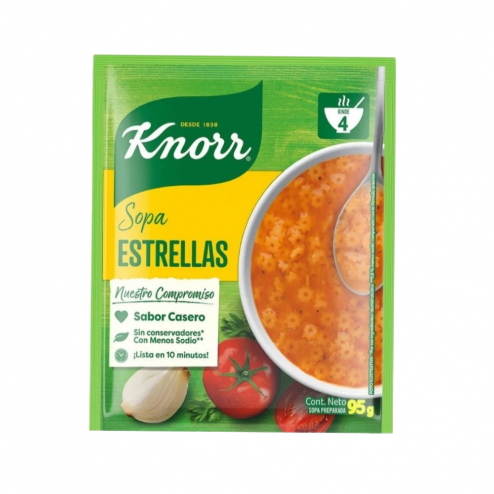 Sopa estrellas Knorr (95 g / 3.35 oz) . - Miniatura 2