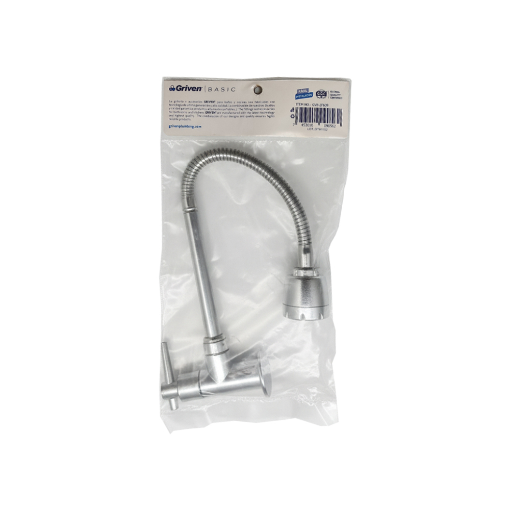 Grifo - llave - de cuello flexible para fregadero Griven - Miniatura 4