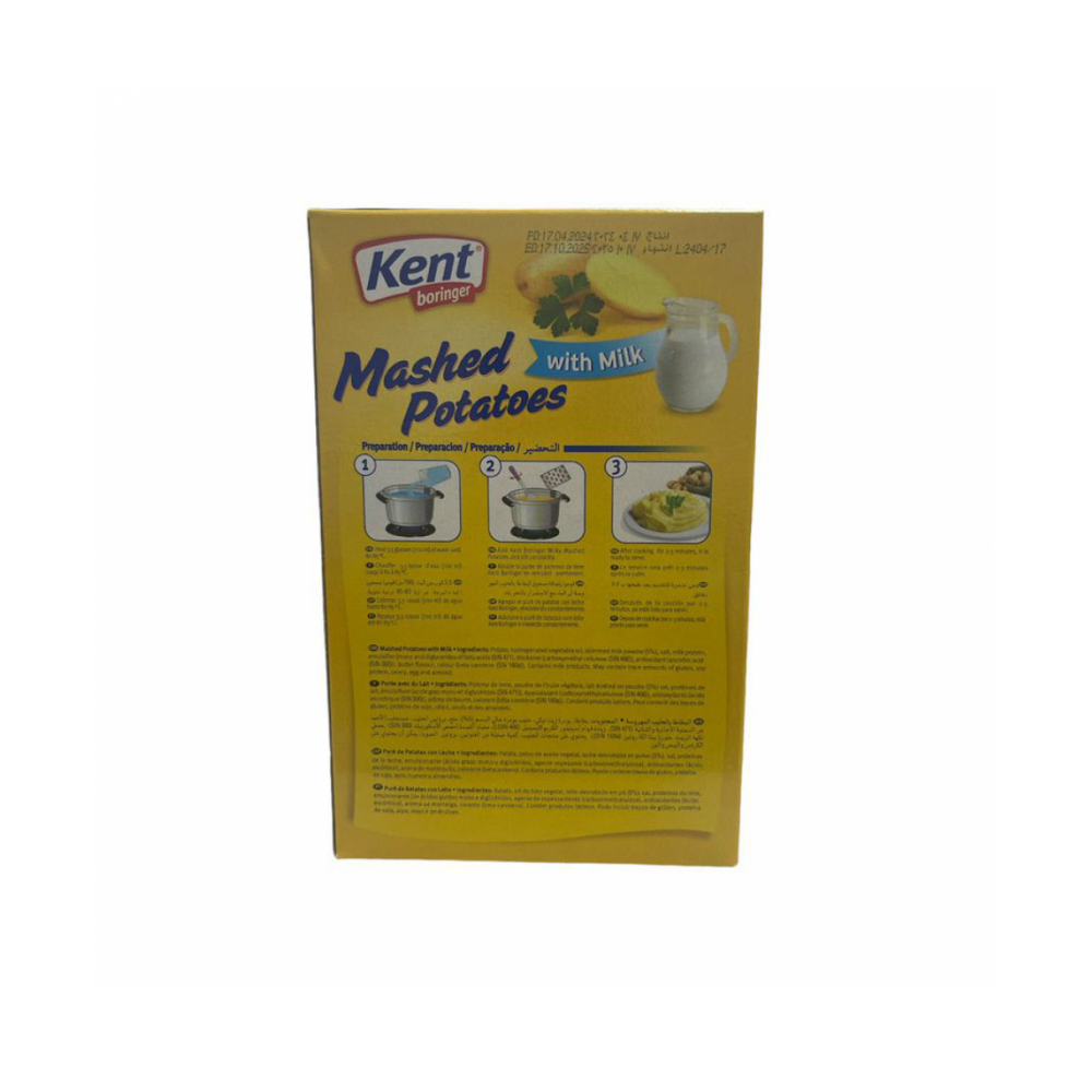 Puré de papa instantáneo con leche Kent Boringer (125 g / 4.4 oz) - Miniatura 2