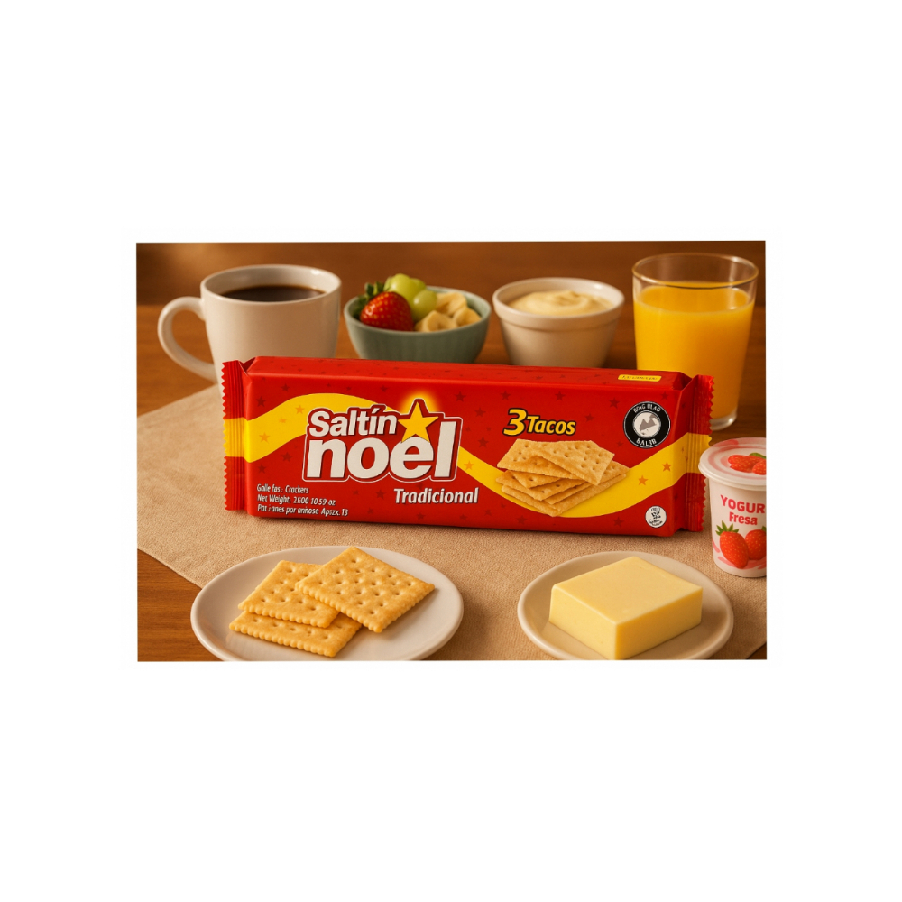 Galletas saladas tradicional Saltín Noel (300 g / 10.58 oz) - Miniatura 4