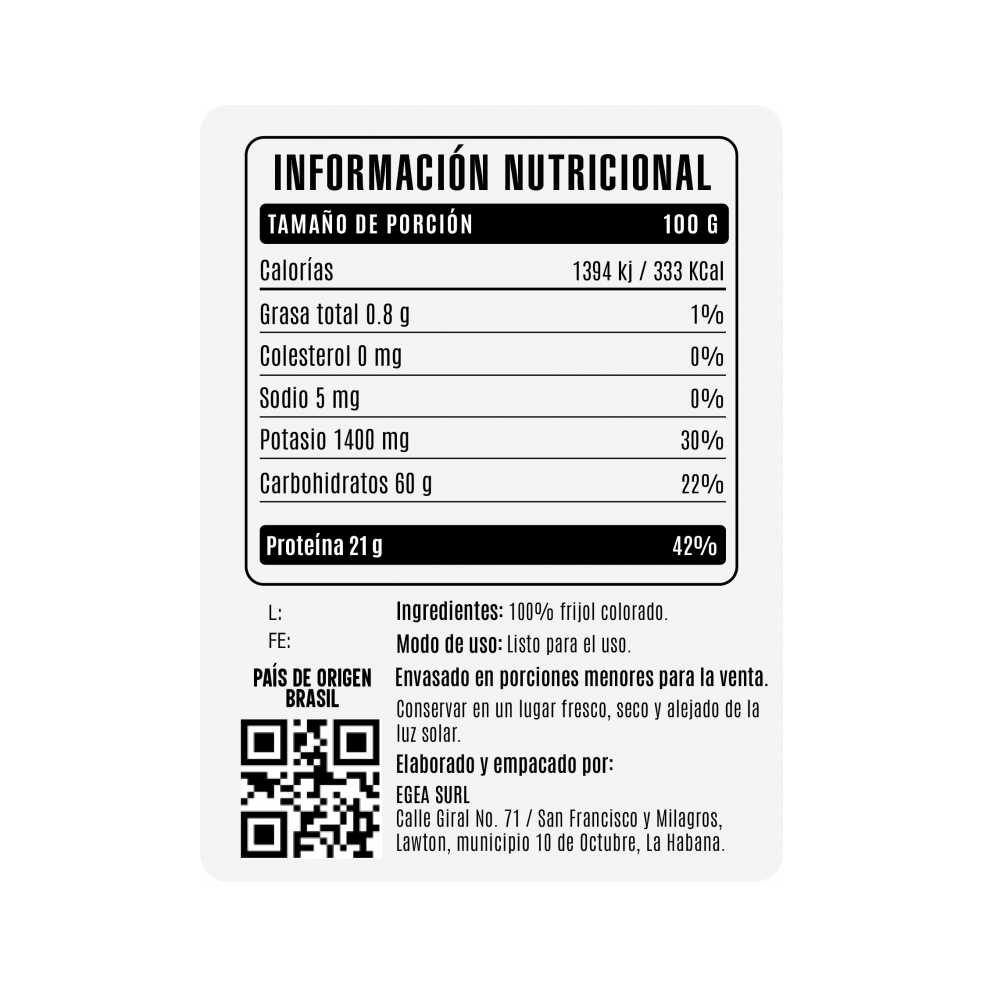 Frijoles colorados Cosecha Real (454 g / 1 lb) - Miniatura 4