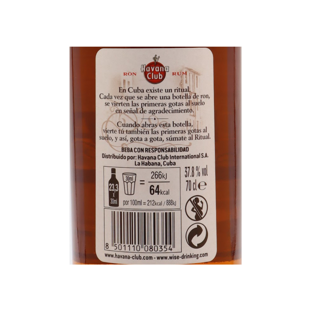 Ron Ritual Havana Club (700 ml) - Miniatura 3