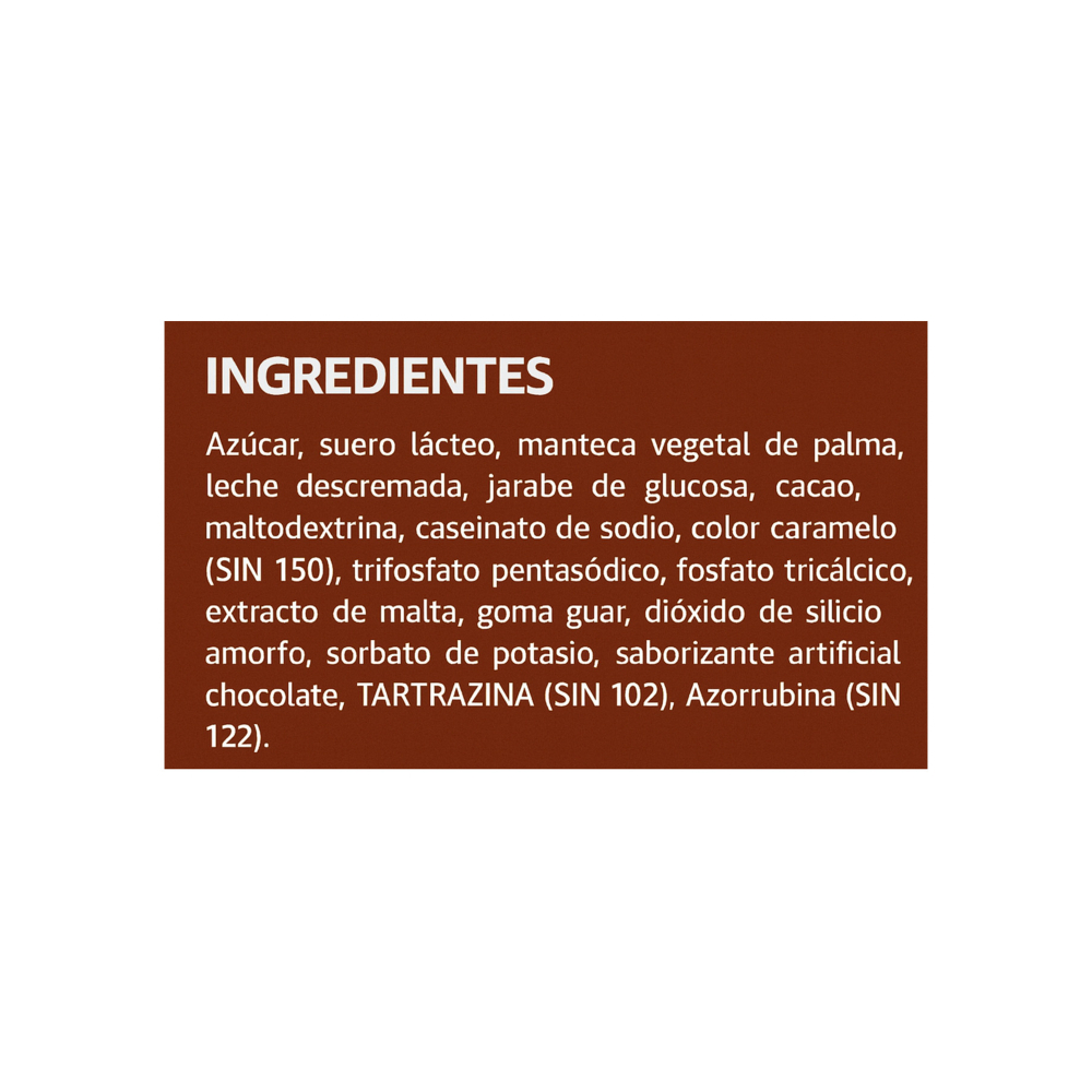 Leche sabor a chocolate Macro Food (1 kg / 2.2 lb) - Miniatura 3