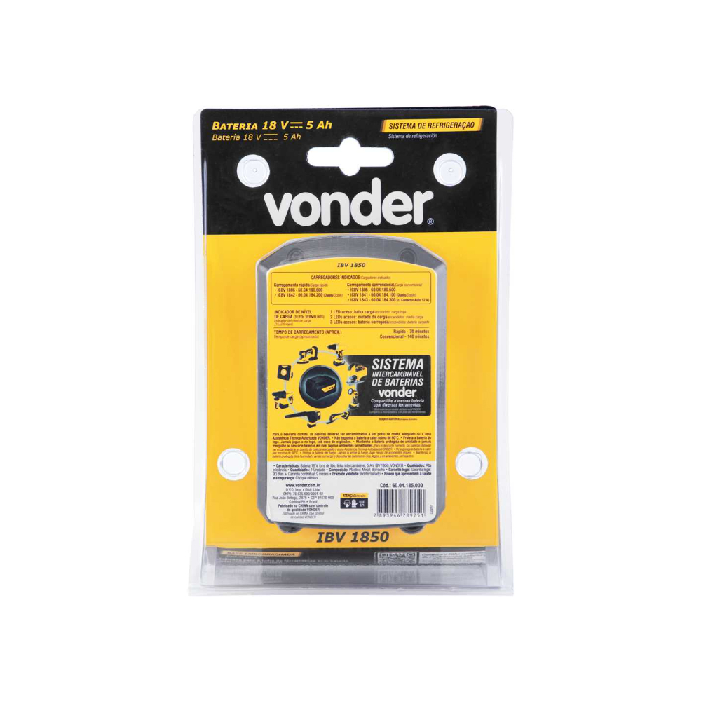 Batería de 18 V Vonder IBV1850 - Miniatura 3
