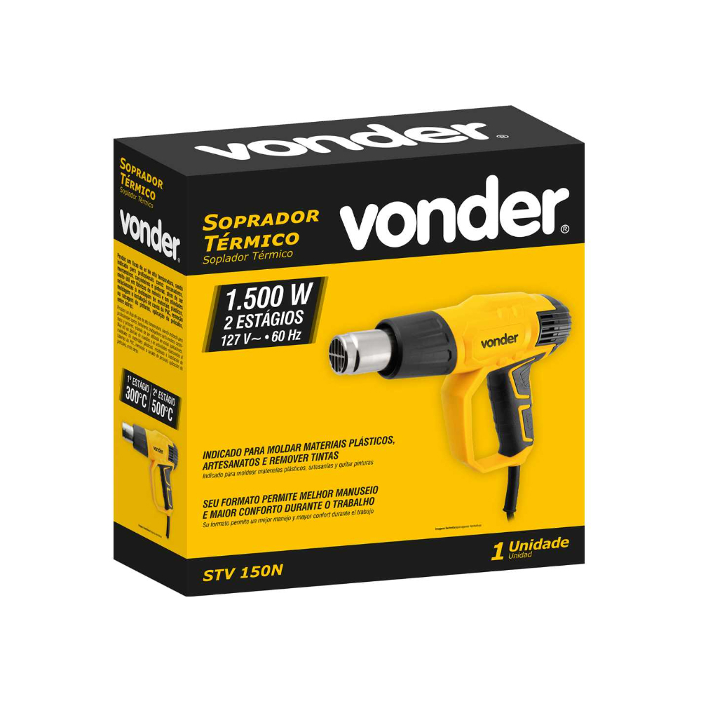 Soplador térmico de 127 V Vonder STV150N - Miniatura 3