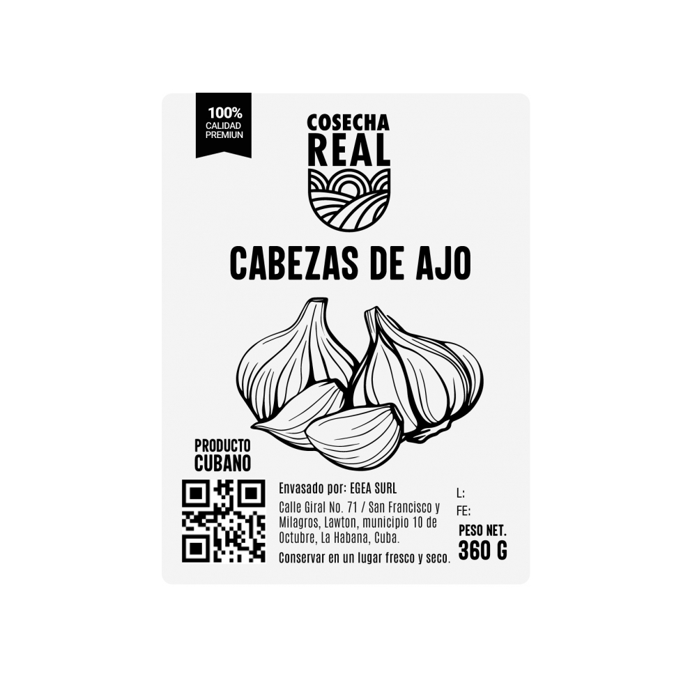 Cabezas de ajo Cosecha Real (360 g / 12.6 oz) - Miniatura 3