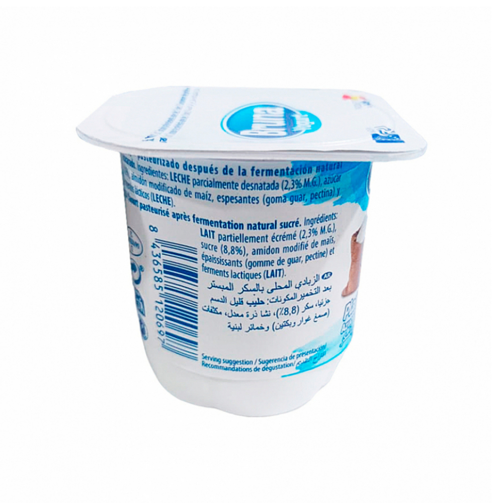 Yogurt pasteurizado natural azucarado Bruna (8 x 125 g / 4.41 oz) - Miniatura 2