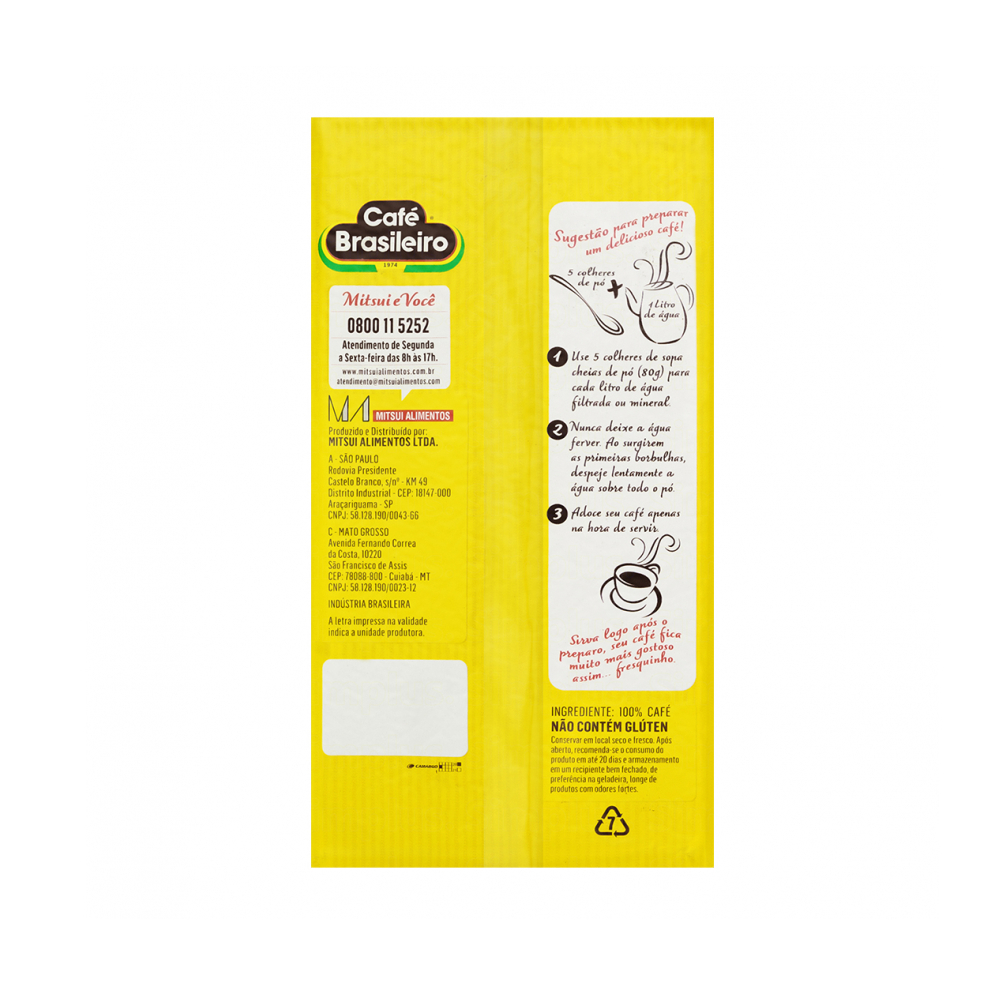Café tradicional Brasileiro (250 g / 8.8 oz) - Miniatura 3