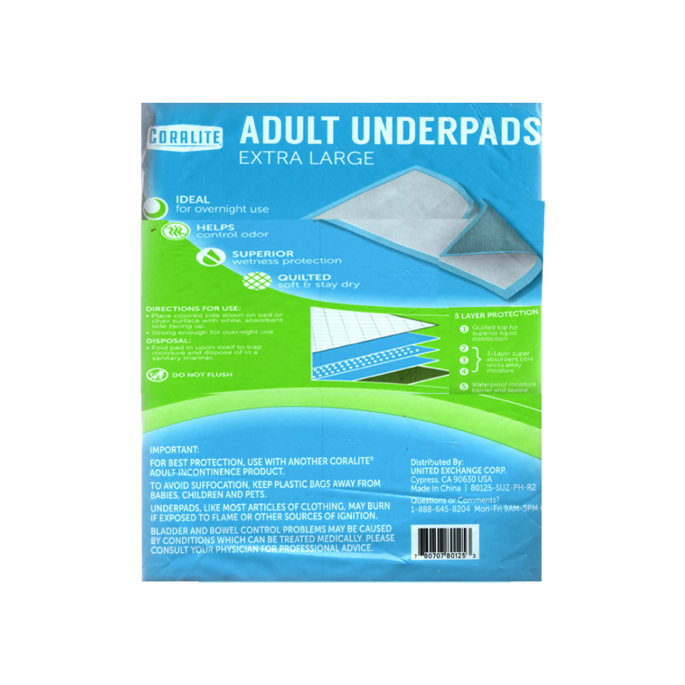 Protectores interiores para adultos 60 cm x 90 cm / 23.5 in x 35 in Coralite (2 U) - Miniatura 2