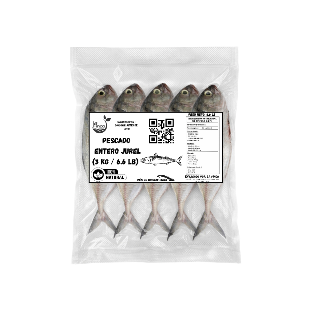 Pescado jurel entero La Finca (3 kg / 6.6 lb) - Miniatura 2