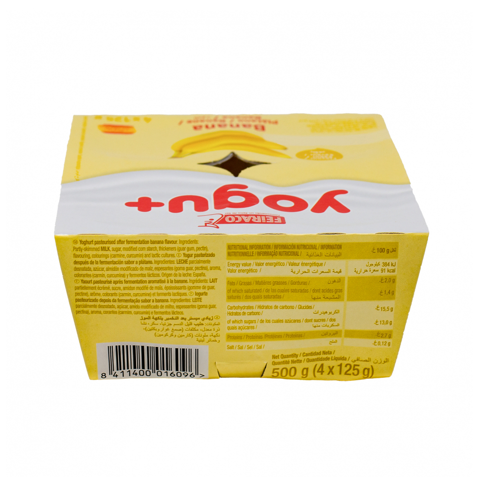Combo de Yogurt sabor plátano (48 x 125) - Miniatura 4