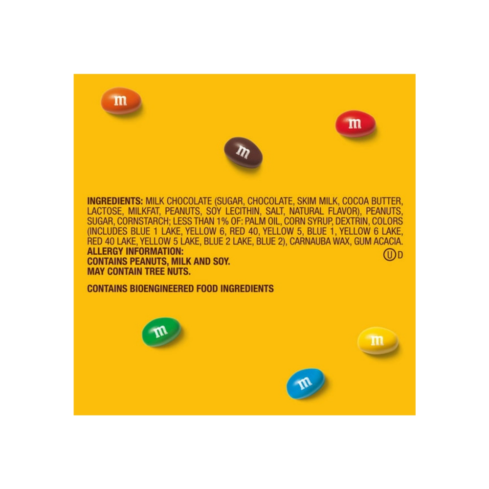 Chocolate confitado con maní M&M's (16.13 g) - Miniatura 2