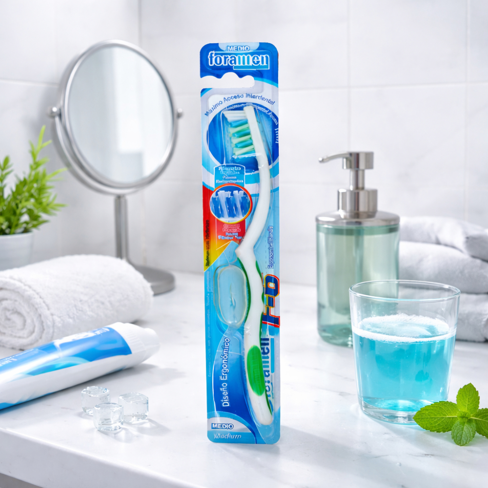 Cepillo dental medio Foramen - Miniatura 4