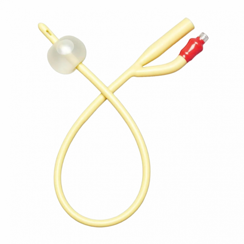 Catéter de Foley 2 vías de látex con recubrimiento elastomérico de silicona 18 fr 10 ml - Miniatura 2
