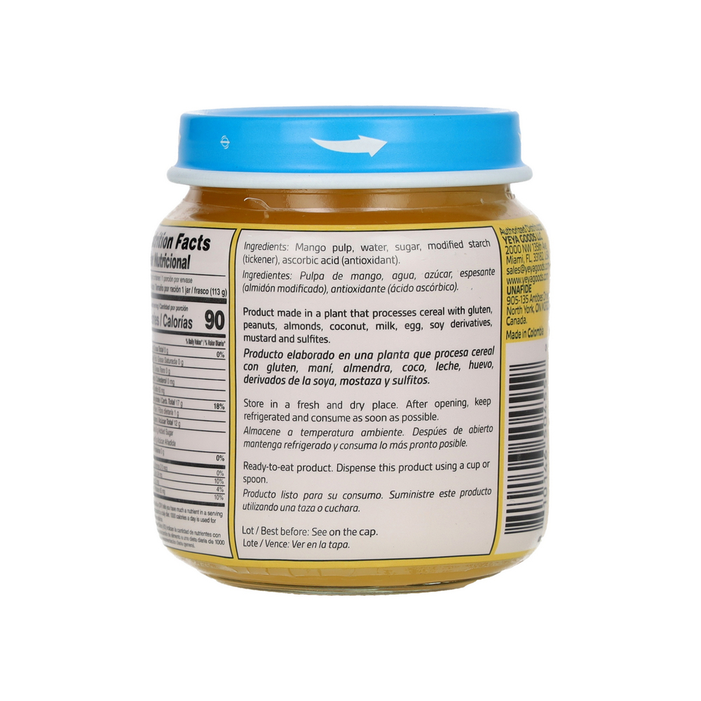 Caja de compotas de mango YEYA (24 x 113 g / 4 oz) - Miniatura 3