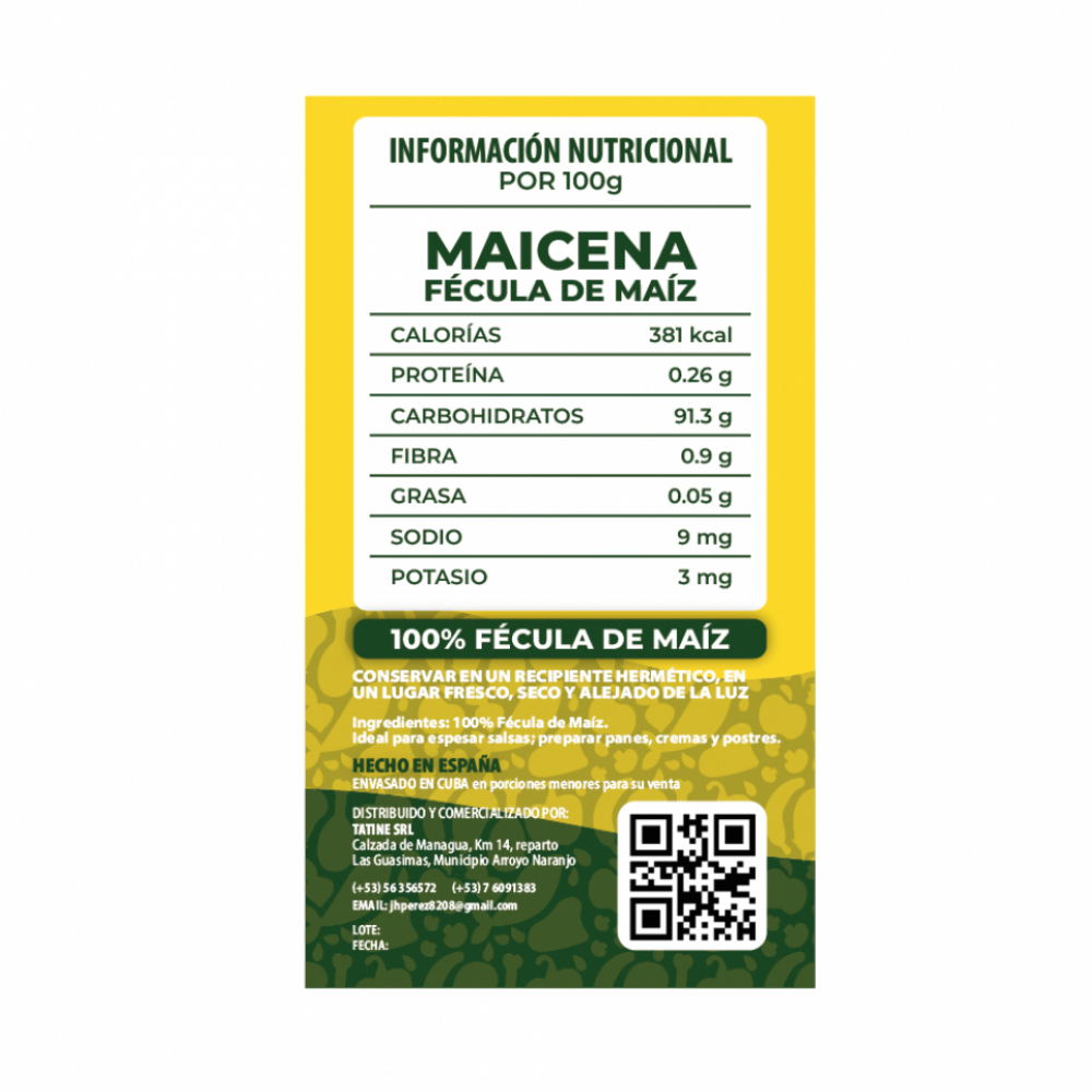 Maicena Campo Vivo (5 x 500 g / 1.1 lb) - Miniatura 2