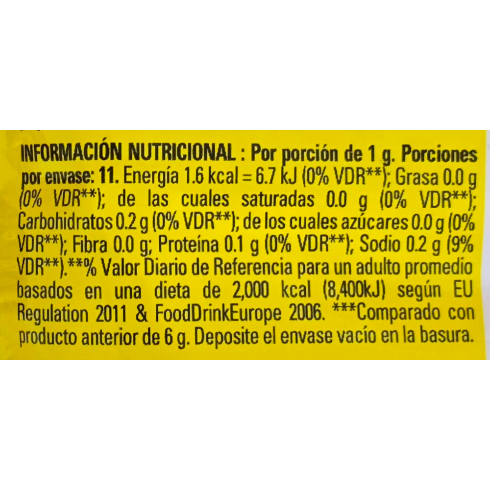 Sazonador amarillito con cúrcuma natural Maggi (11 g) - Miniatura 3