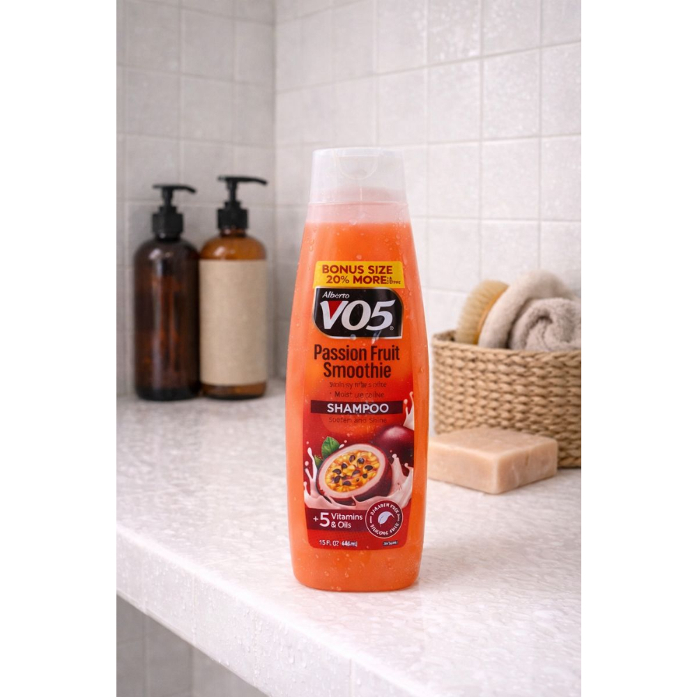 Champú batido de fruta de la pasión con leche de soya Alberto V05 (443 ml / 15 fl oz) - Miniatura 3