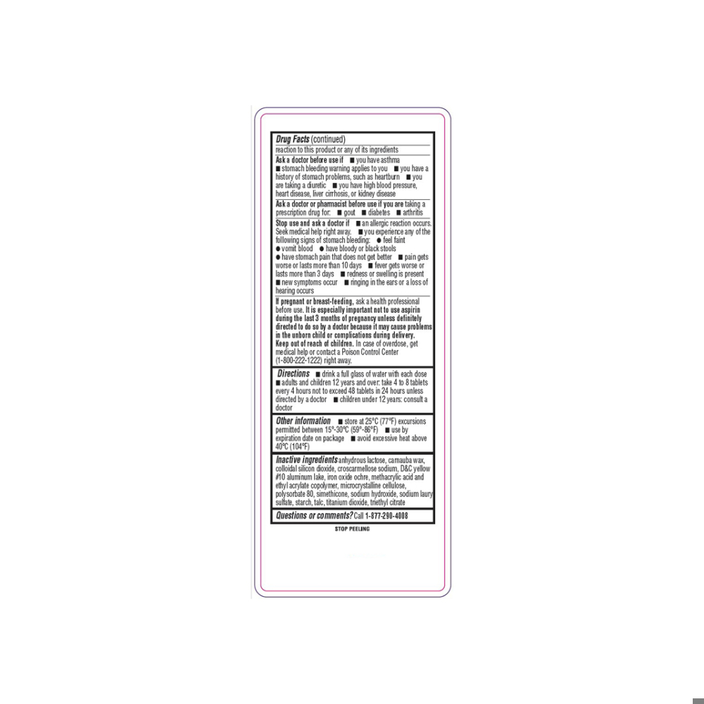 Aspirina. Ácido acetilsalicílico de liberación prolongada 81 mg Timely (120 tabletas) - Miniatura 2